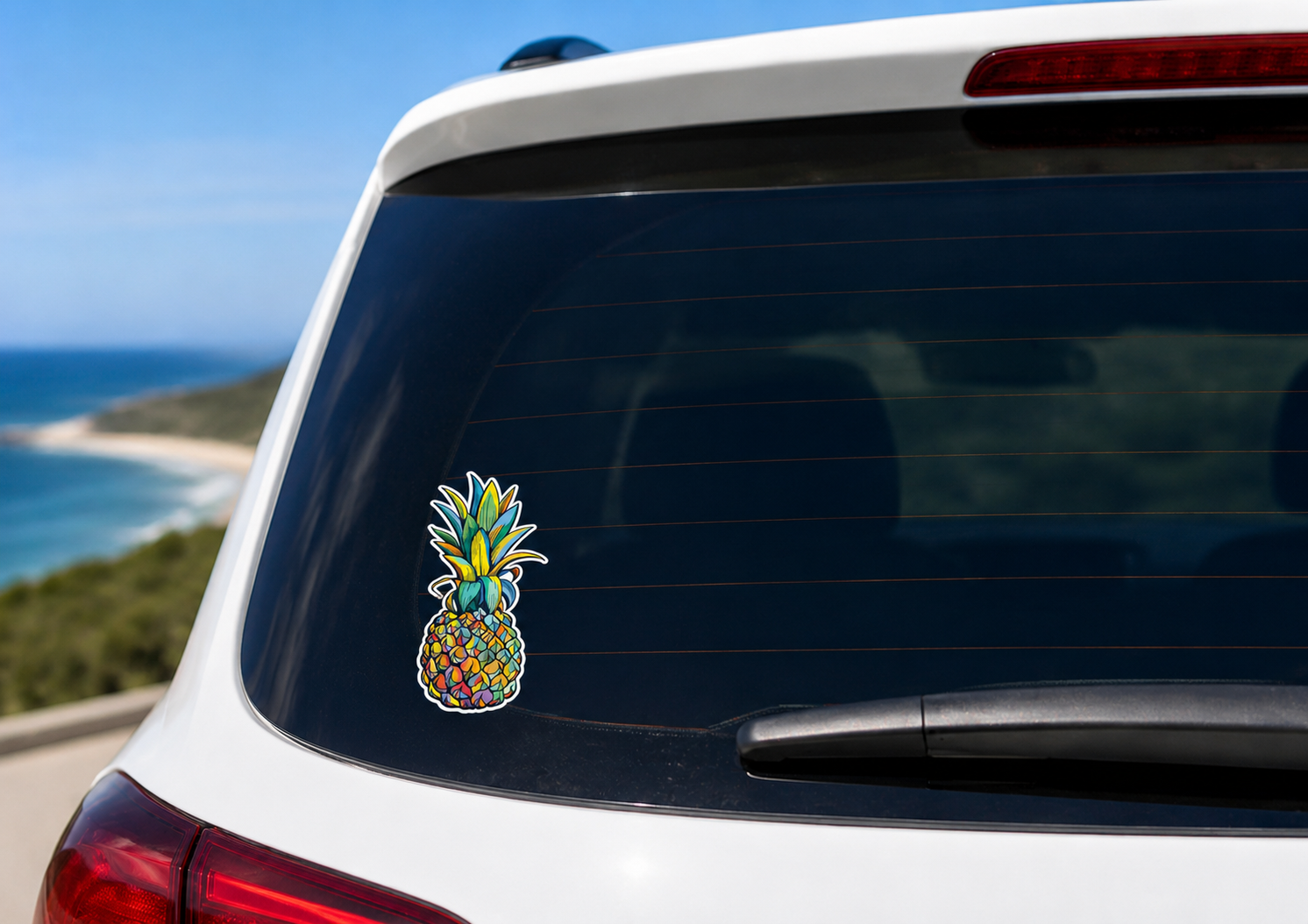 Pineapple Sticker Decal Pack – Brighten Up Your Car, Laptop & More!