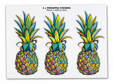 Pineapple Sticker Decal Pack – Brighten Up Your Car, Laptop & More!
