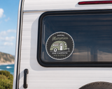 Making Memories Caravan Sticker – Funny Van Life Decal for Caravan, Campervan, RV, Motorhome & 4WD