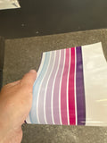 pink Vehicle pinstripe for van motorhome car retro