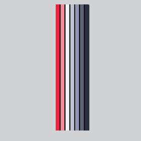 Retro stripe pinstripe vehicle sticker decal van motorhome camper RV red grey blue black
