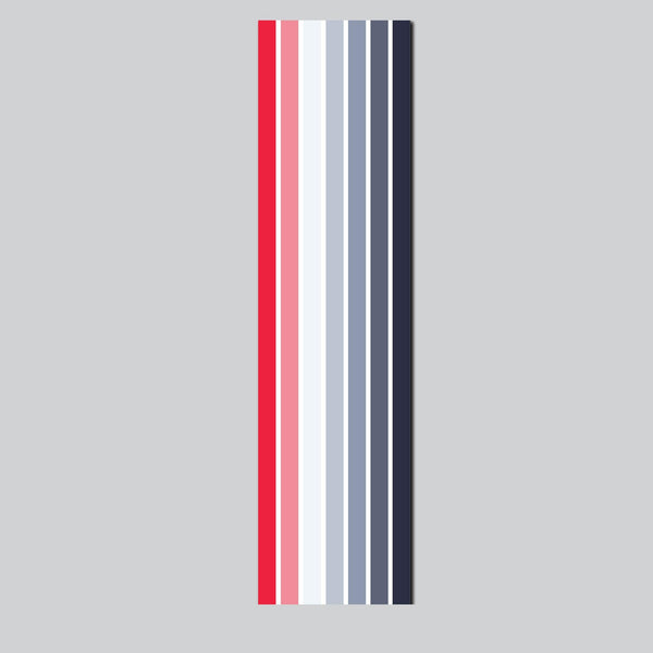 Retro stripe pinstripe vehicle sticker decal van motorhome camper RV red grey blue white - Mega Sticker Store