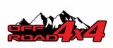 4x4 Mountain Graphic Sticker for Ute Truck Caravan Camper