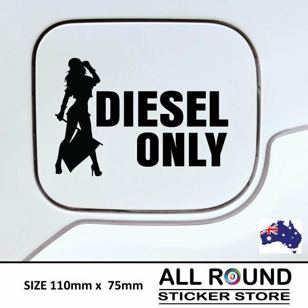 Diesel Sticker for Car I Car Stickers I Fuel Tank Reflective and Vinyl  Sticker(14cm X 4.5cm) : Amazon.in: Car & Motorbike