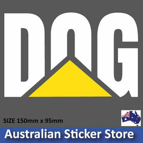 DOG Version  -  STICKER Funny decal for 4x4 , Ute, Car