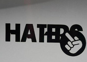 Fck HatersCar Sticker JDM Drift decal