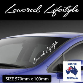 Lowered Lifestyle vehicle car sticker
