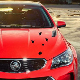 Aus Southern Cross Stars Car Sticker LARGE POPULAR BONNET DECAL