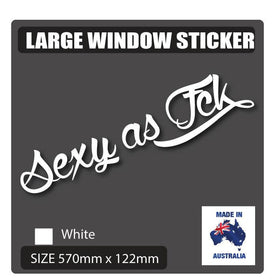 LARGE STICKER SEXY AS FCK JDM Sticker Decal Car Drift Turbo