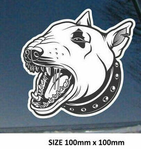 Bull terrier car sticker