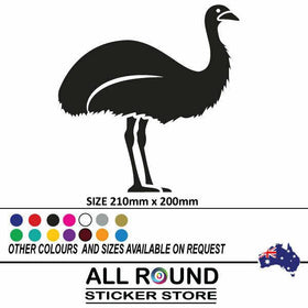 EMU AUSTRALIA sticker decal RV Motorhome, 4X4, Boat , Caravan