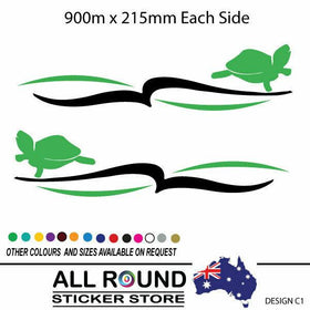 Stripes with TURTLE for boat, caravan , Ute , car , vehicle , trailer 1300mm