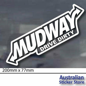 Mudway-Sticker-4x4 Decal-Drift-JDM-Car-Window-funny subway decal