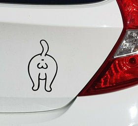 Cats ass sticker , funny sticker decal for car, laptop , skateboard, guitar , su