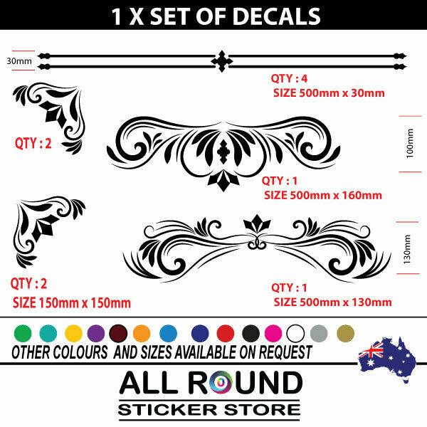 [Best Selling Trending Australian Themed Vehicle Stripes Online]-Mega Sticker Store