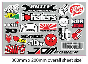 JDM Sticker bomb DRIFT Turbo Stickers Japanese Racing CAR Pack Logo Japan