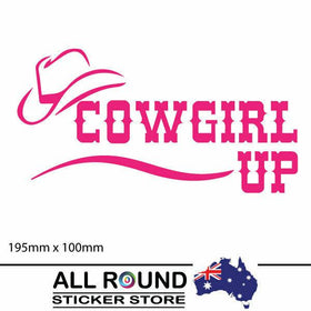 COWGIRL UP Sticker decal