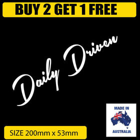 DAILY DRIVEN  JDM Sticker Decal Car 003