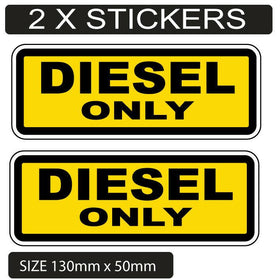 Diesel only stickers