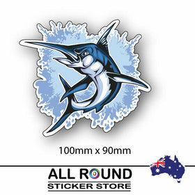 Marlin Sticker  -funny-fishing-car-sticker-popular bumper sticker boating-campin
