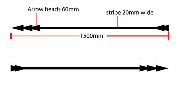 Vehicle Stripes Car Boat RV Campervan Caravan Motorhome C3 900mm