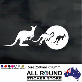 Kangaroos  sticker decal for car , fridge, laptop, toolbox,  window, vehicle, Au