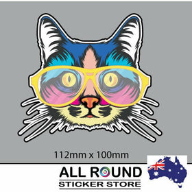 Funny Cool CAT  car sticker popular ebay bumber sticker  02