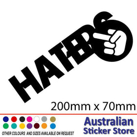 Fck HatersCar Sticker JDM Drift decals 002
