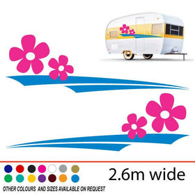 Hippy Caravan sticker stripe set  2.6m wide