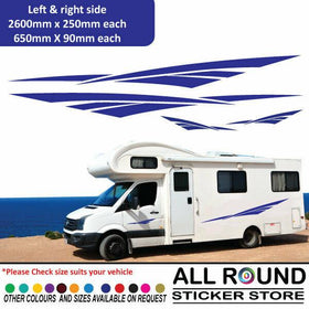large Stripes for RV motorhomes or other vehicle stripes 2600mm