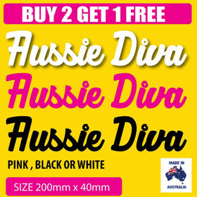 Aussie Diva CAR STICKER FOR GIRLS POPULAR