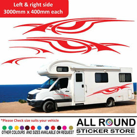 LARGE Stripes for RV motorhomes or other vehicle stripes 3m wide