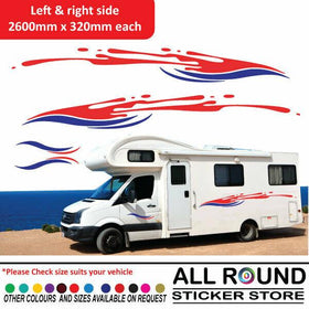 Large Stripes for RV motorhomes or other vehicle stripes 2600mm
