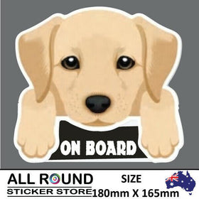 LABRADOR Sticker-Dog-on-Board-sticker-popul ON BOARD  Dog sticker decal  popular