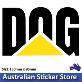 DOG Version  -  stickerFunny decal for 4x4 , Ute, Car