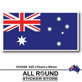 Australian Flag Car sticker bumper sticker, window sticker, 4x4
