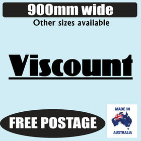 Large Viscount Caravan Sticker Decal 900mm