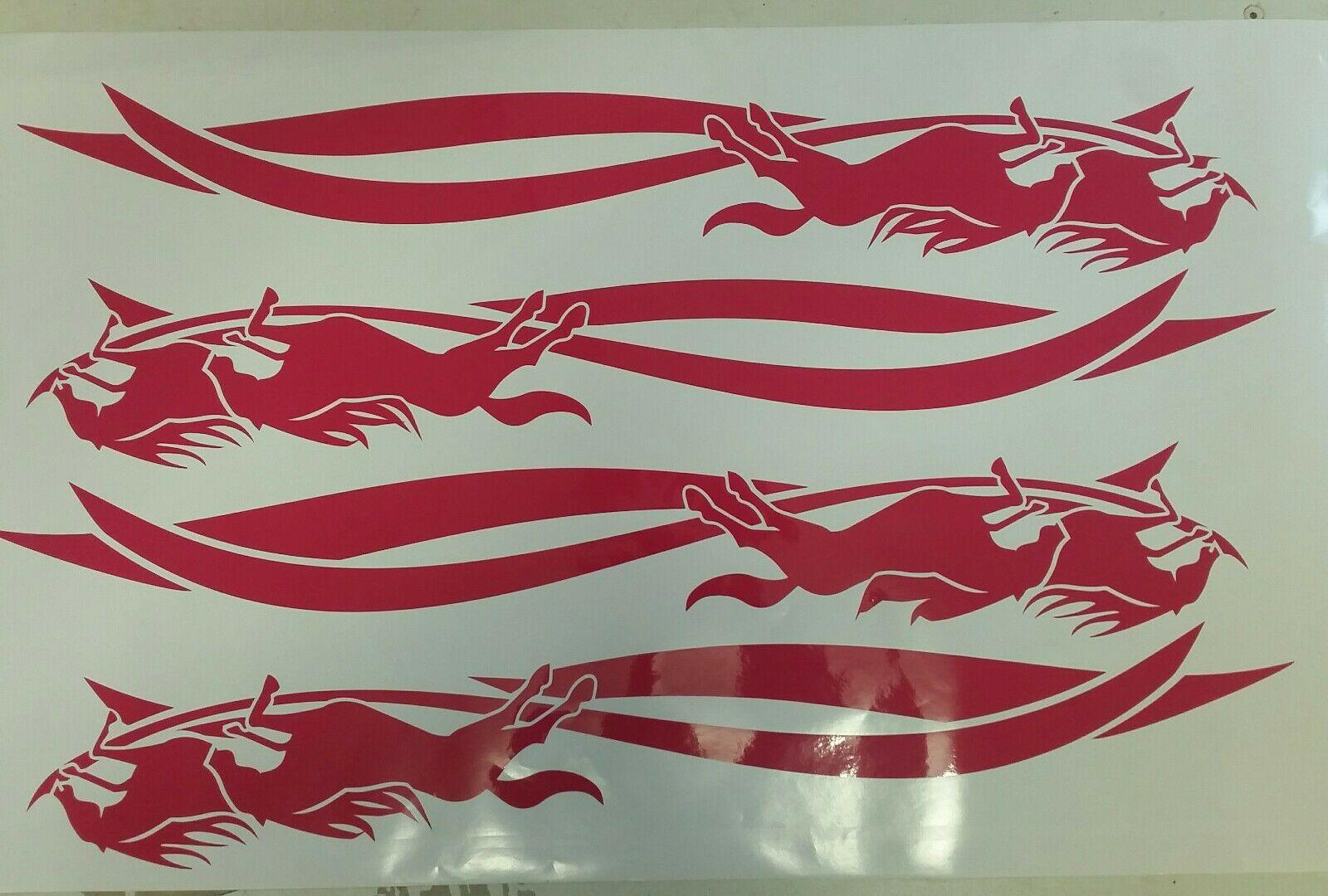 2 Sets of Popular Horse float trailer stickers 900mmwide design – Mega ...