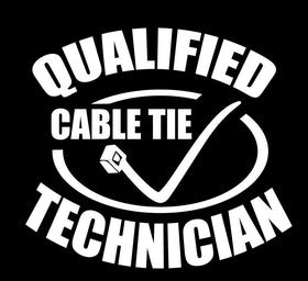 Cable Tie Technician  Funny  car sticker 4x4 decal popular