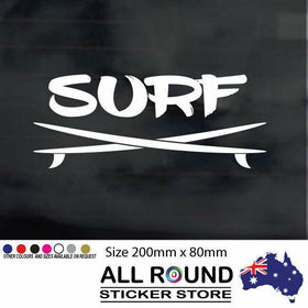 SURF  sticker decal for car , fridge, laptop, toolbox,  window, vehicle, Austral