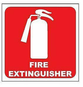 Fire extinguisher stickers in bulk