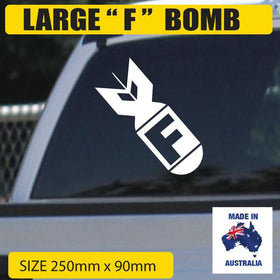 F Bomb FCK Sticker Decal JDM  Drift Funny