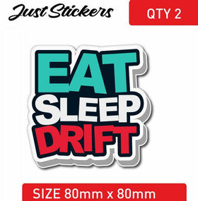 EAT SLEEP DRIFT  sticker , car sticker jdm drift bumper sticker , skate , decal