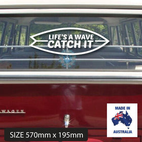 LARGE  Popular Surf Car Sticker Decal size570mm x 195mm