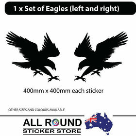 Set of Eagles sticker decal RV Motorhome , caravan , car , ute ,   Australian  s