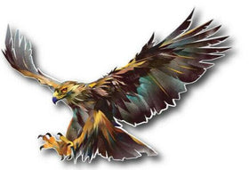 300mm Colourful Flying Eagle sticker decal RV Motorhome, 4X4, vehicle,