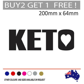 I love Keto Diet Sticker Decal car sticker 002