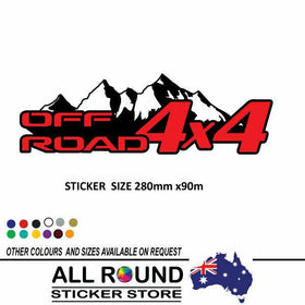 4x4 OFF ROAD 4WD sticker decal
