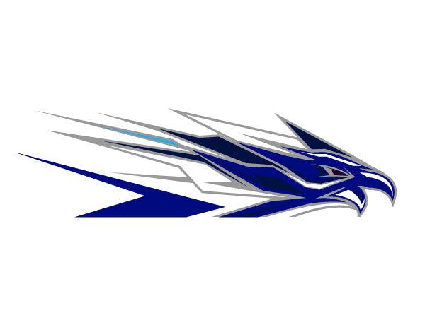 1200mm Abstract Eagle sticker decal vehicle, motorhome, truck, racing car, camper van stripe - Mega Sticker Store