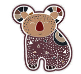Abstract Koala Vinyl Sticker Decal, Australian Wildlife Car Sticker for Camper RV Motorhome or 4x4